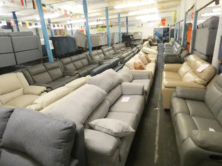 Sofa #13079 at Alec's clearance warehouse, Bolton