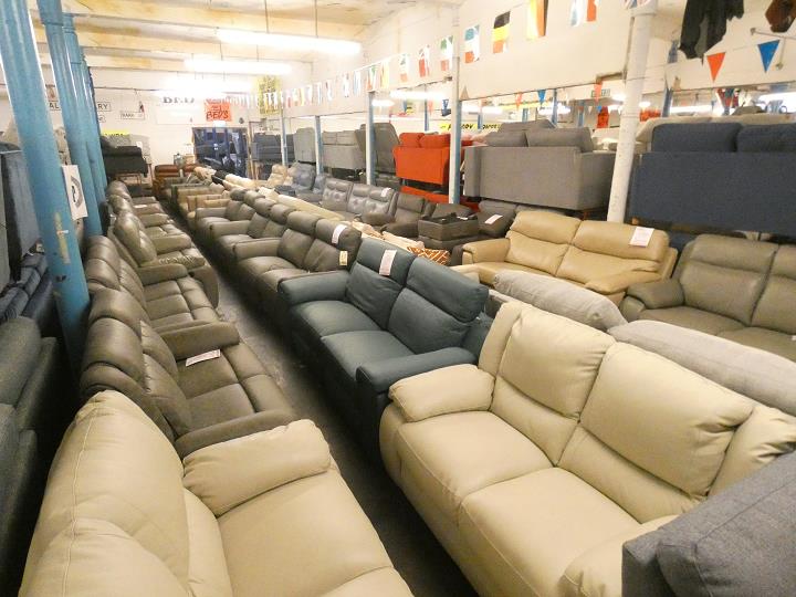 Sofa #13352 at Alec's clearance warehouse, Bolton