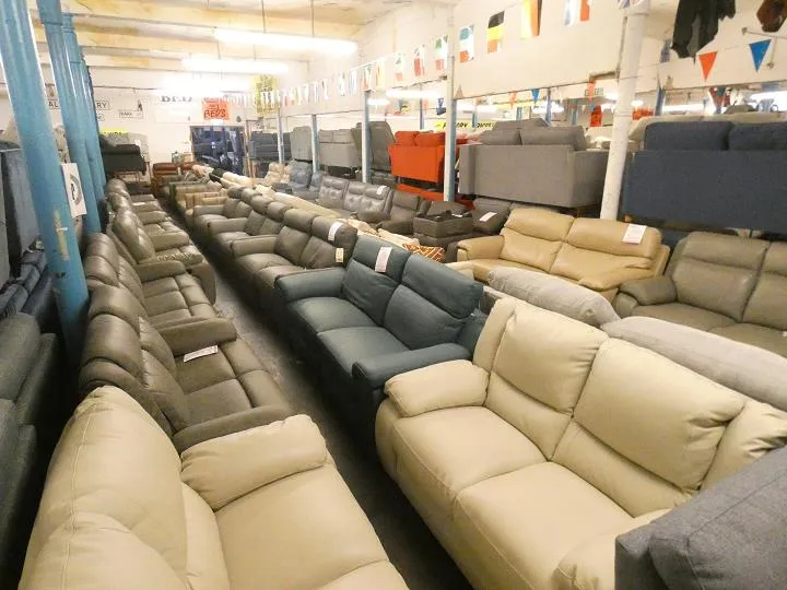 Sofa #13090 at Alec's clearance warehouse, Bolton