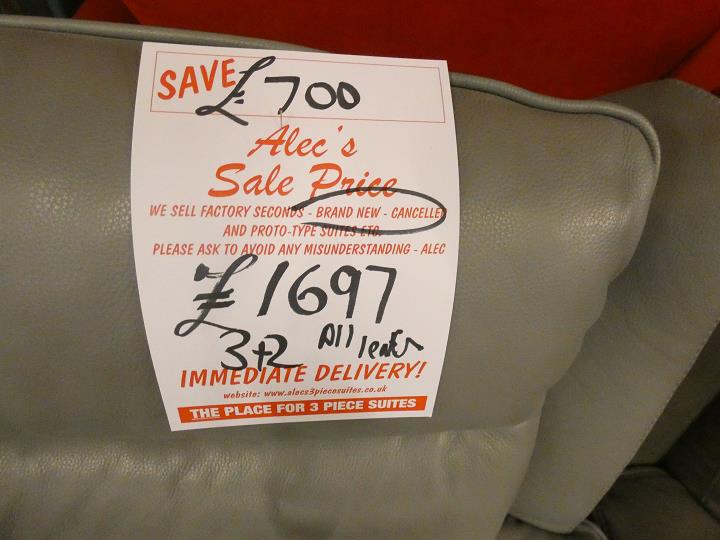 Sofa #13327 at Alec's clearance warehouse, Bolton