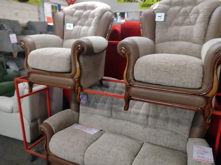 Sofa #12998 at Alec's clearance warehouse, Bolton