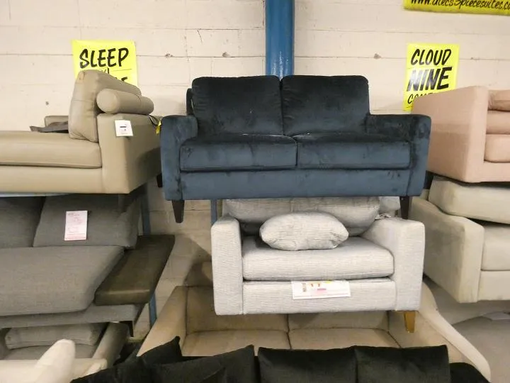 Sofa #13860 at Alec's clearance warehouse, Bolton
