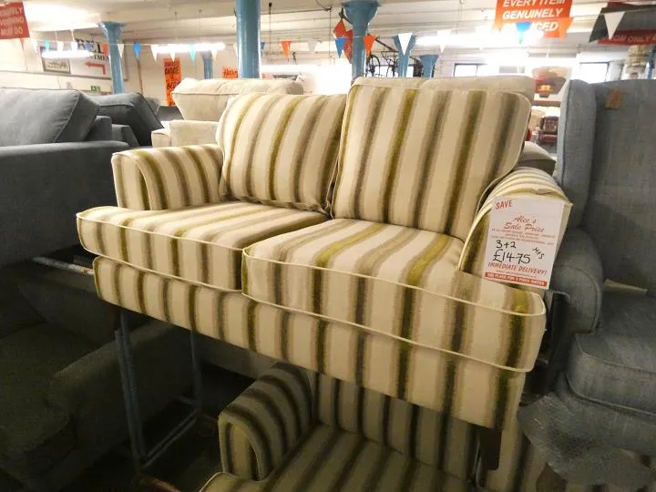 Sofa #13518 at Alec's clearance warehouse, Bolton