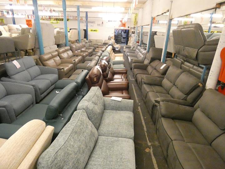 Sofa #13718 at Alec's clearance warehouse, Bolton