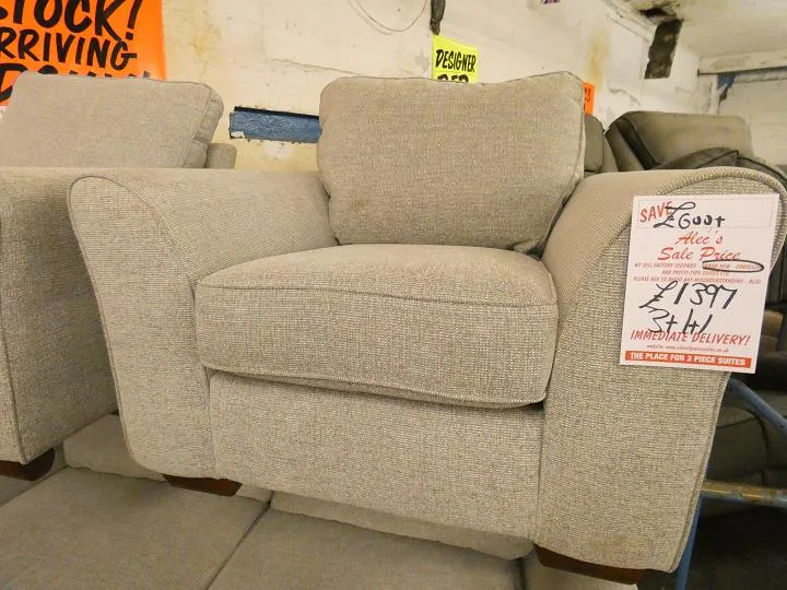 Sofa #13592 at Alec's clearance warehouse, Bolton