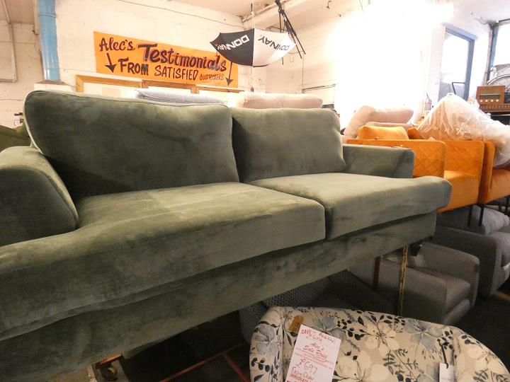 Sofa #13635 at Alec's clearance warehouse, Bolton