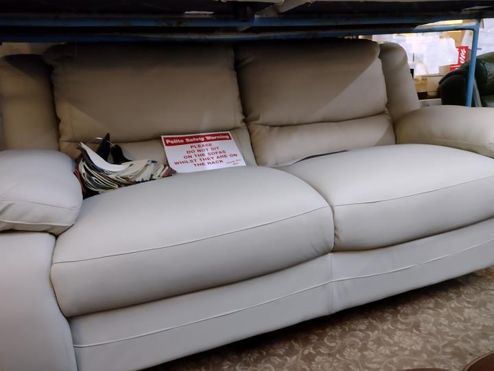 Sofa #10474 at Alec's clearance warehouse, Bolton