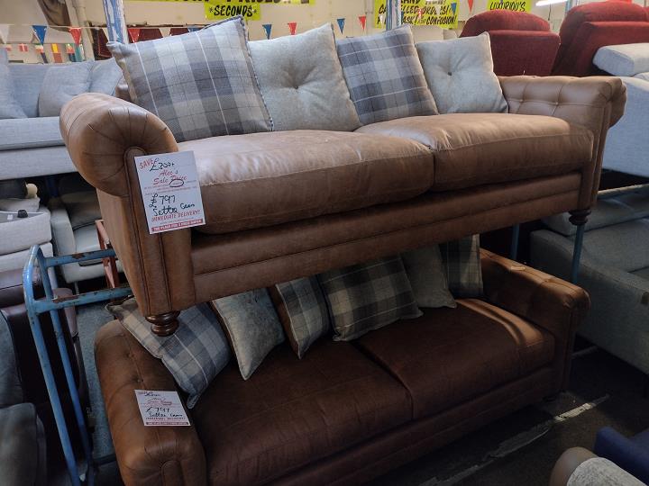 Sofa #10447 at Alec's clearance warehouse, Bolton