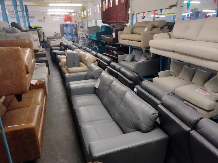 Sofa #2094 at Alec's clearance warehouse, Bolton