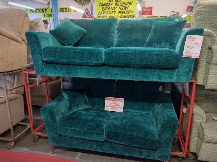 Sofa #1922 at Alec's clearance warehouse, Bolton