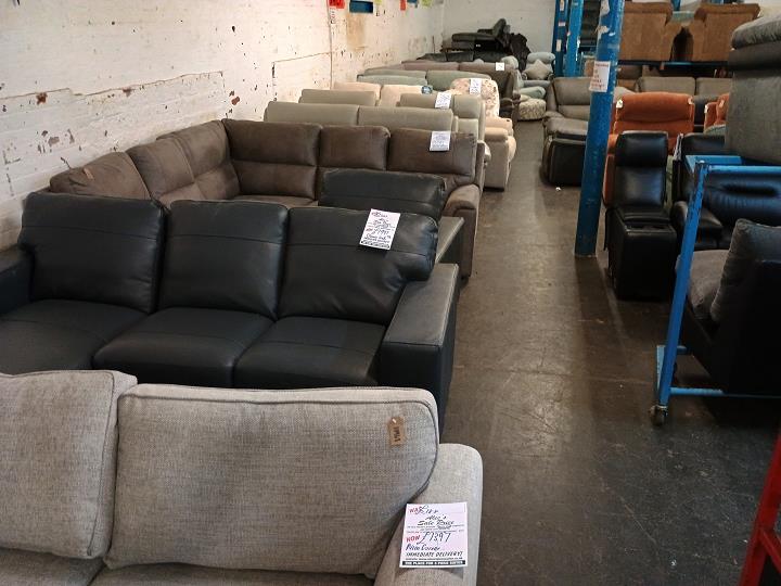 Sofa #7679 at Alec's clearance warehouse, Bolton