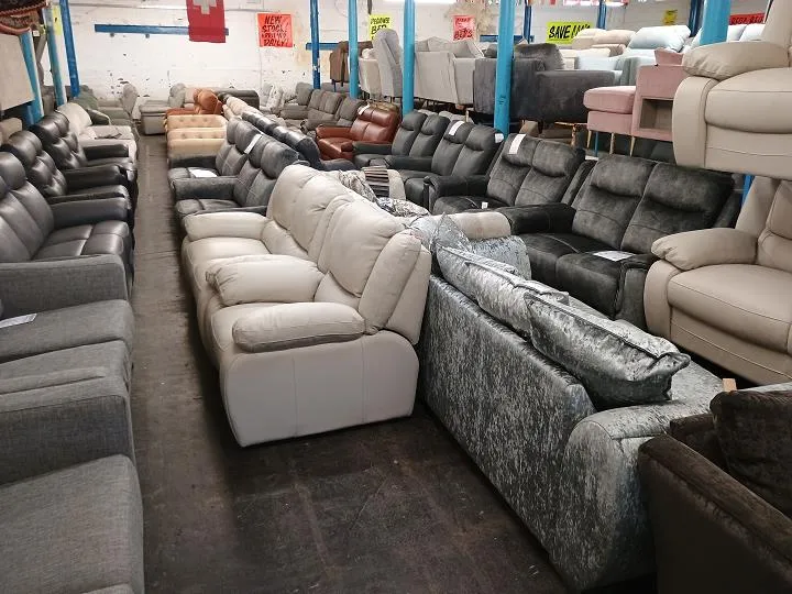 Sofa #7914 at Alec's clearance warehouse, Bolton