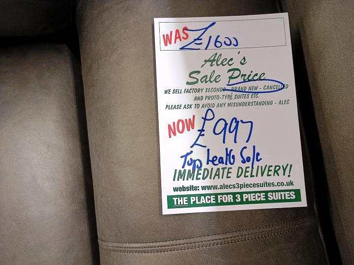 Sofa #7625 at Alec's clearance warehouse, Bolton