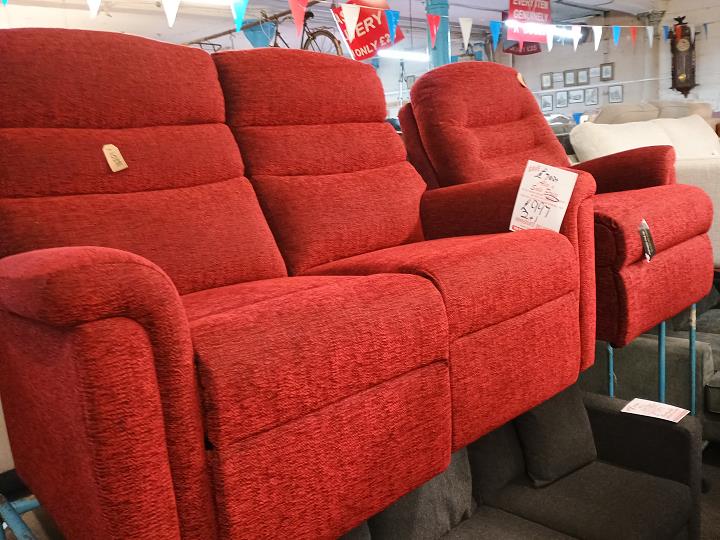 Sofa #7598 at Alec's clearance warehouse, Bolton