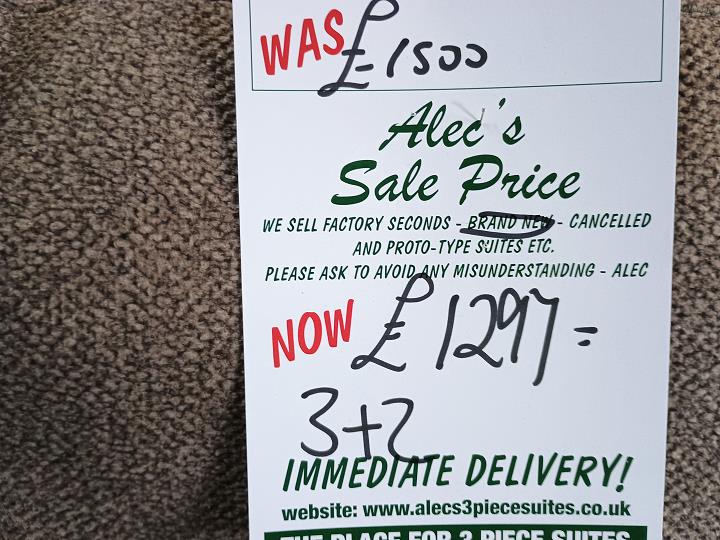Sofa #7755 at Alec's clearance warehouse, Bolton