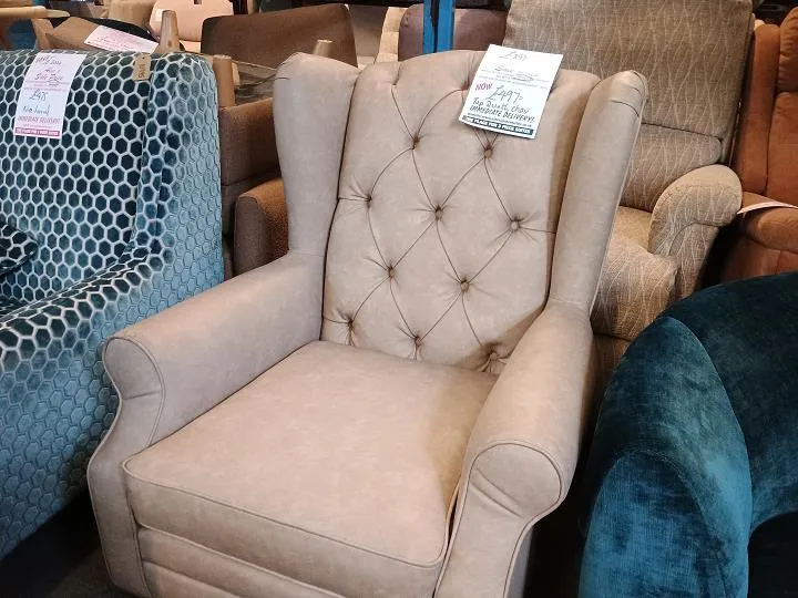 Sofa #7932 at Alec's clearance warehouse, Bolton