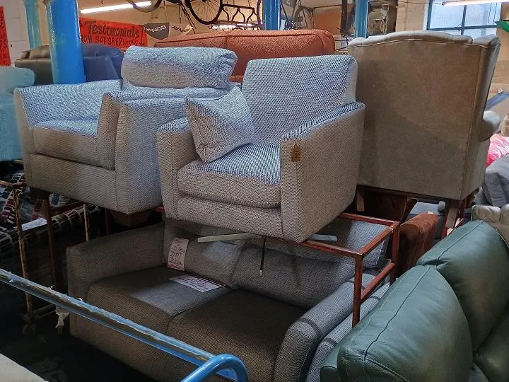 Sofa #7877 at Alec's clearance warehouse, Bolton