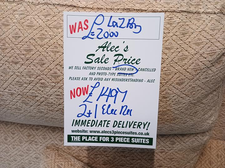 Sofa #7702 at Alec's clearance warehouse, Bolton