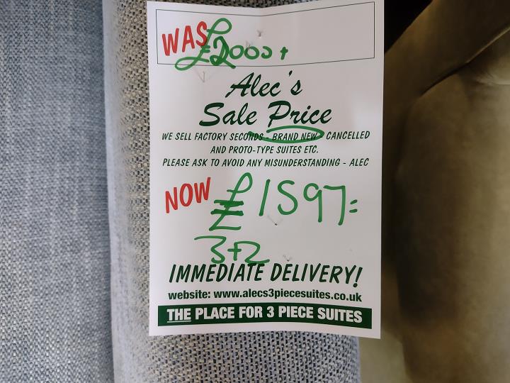 Sofa #8239 at Alec's clearance warehouse, Bolton