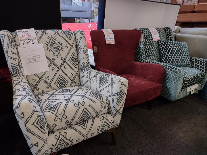 Sofa #8240 at Alec's clearance warehouse, Bolton