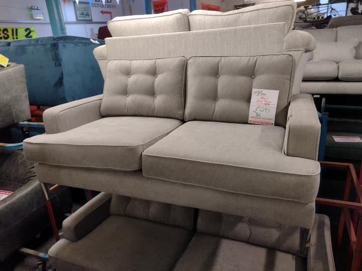 Sofa #8137 at Alec's clearance warehouse, Bolton