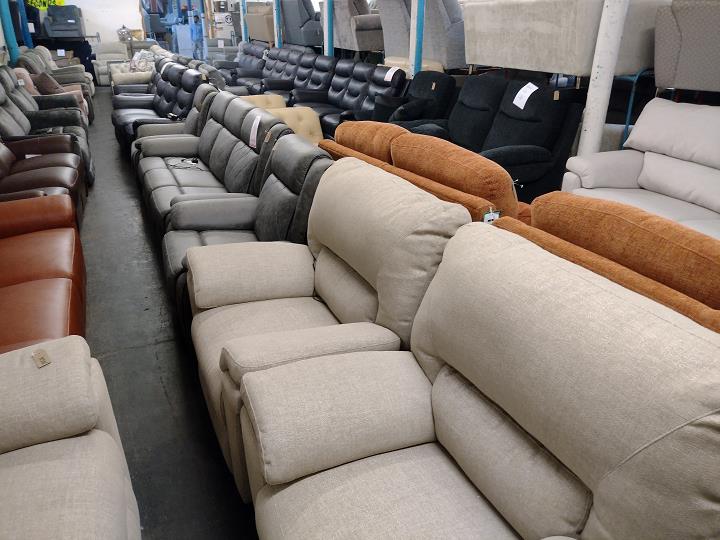 Sofa #8118 at Alec's clearance warehouse, Bolton
