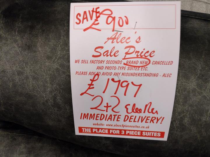 Sofa #8101 at Alec's clearance warehouse, Bolton
