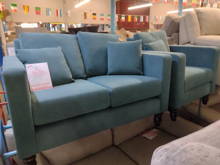 Sofa #8093 at Alec's clearance warehouse, Bolton