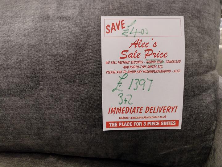 Sofa #8063 at Alec's clearance warehouse, Bolton