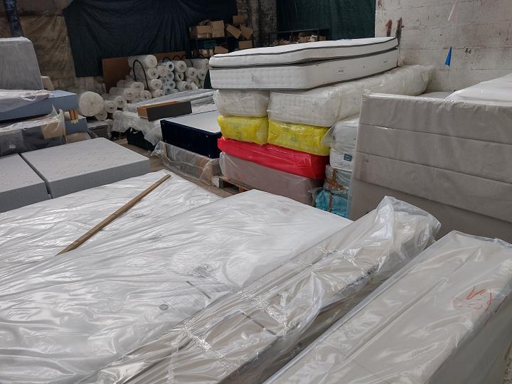 Sofa #8037 at Alec's clearance warehouse, Bolton