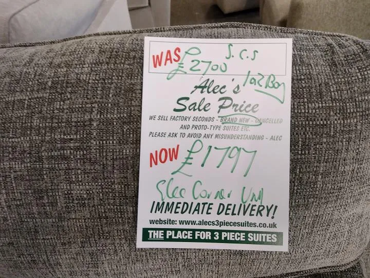 Sofa #8371 at Alec's clearance warehouse, Bolton