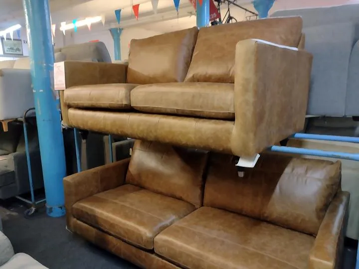 Sofa #8348 at Alec's clearance warehouse, Bolton