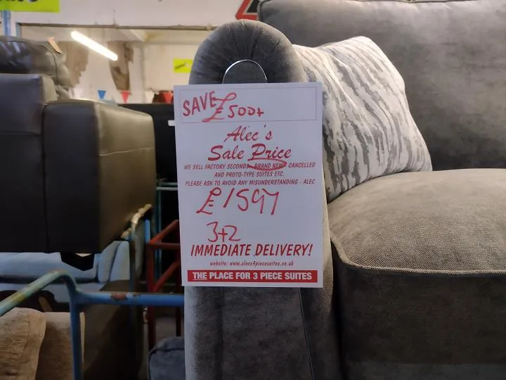 Sofa #8327 at Alec's clearance warehouse, Bolton
