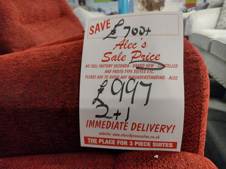 Sofa #8165 at Alec's clearance warehouse, Bolton