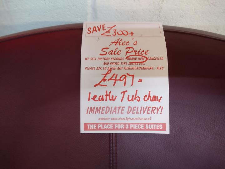 Sofa #8157 at Alec's clearance warehouse, Bolton