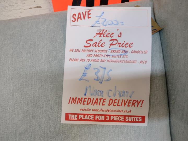 Sofa #8149 at Alec's clearance warehouse, Bolton