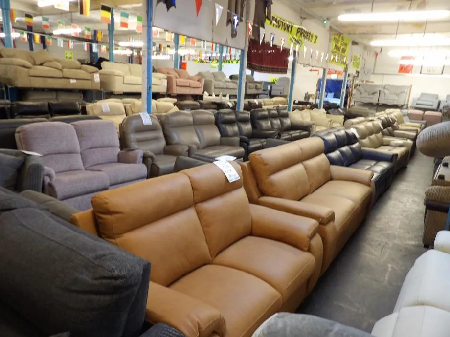 Sofa #6463 at Alec's clearance warehouse, Bolton