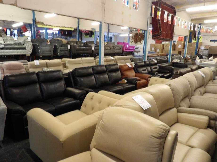 Sofa #6547 at Alec's clearance warehouse, Bolton