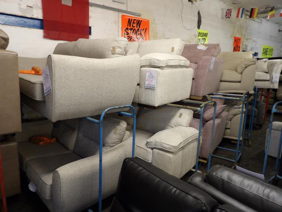 Sofa #6537 at Alec's clearance warehouse, Bolton