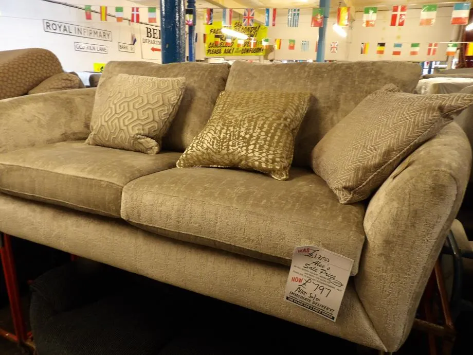 Sofa #6407 at Alec's clearance warehouse, Bolton