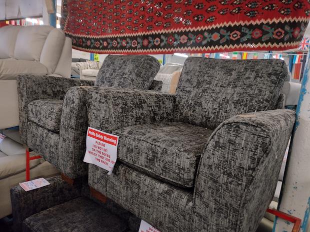Sofa #11512 at Alec's clearance warehouse, Bolton