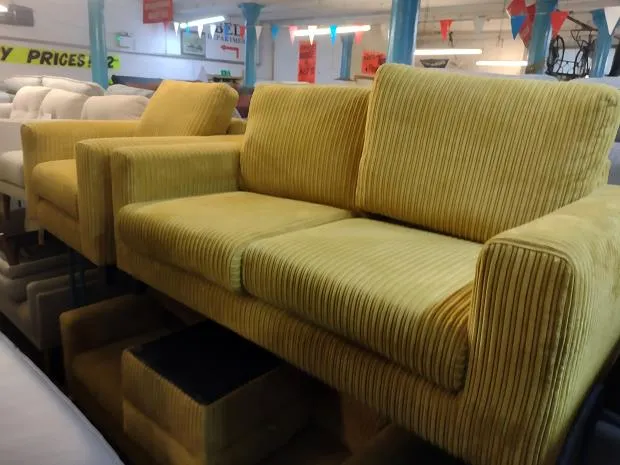 Sofa #11417 at Alec's clearance warehouse, Bolton