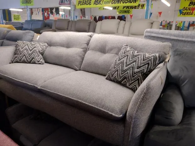 Sofa #11414 at Alec's clearance warehouse, Bolton