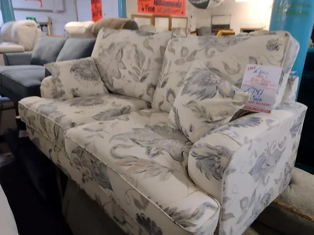 Sofa #11412 at Alec's clearance warehouse, Bolton