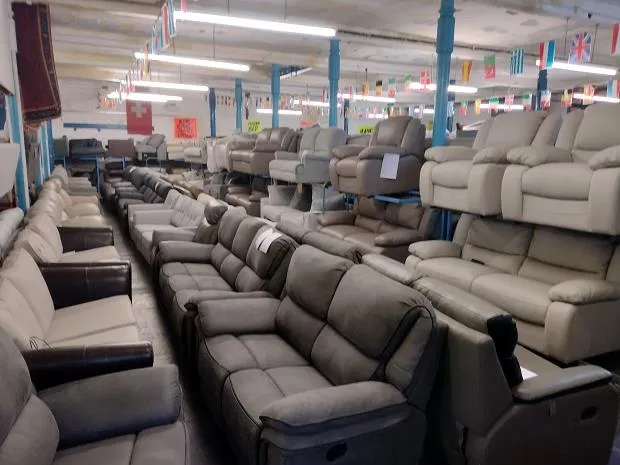 Sofa #11402 at Alec's clearance warehouse, Bolton