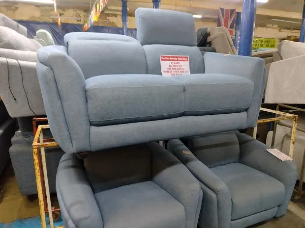 Sofa #11399 at Alec's clearance warehouse, Bolton