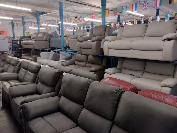 Sofa #11877 at Alec's clearance warehouse, Bolton