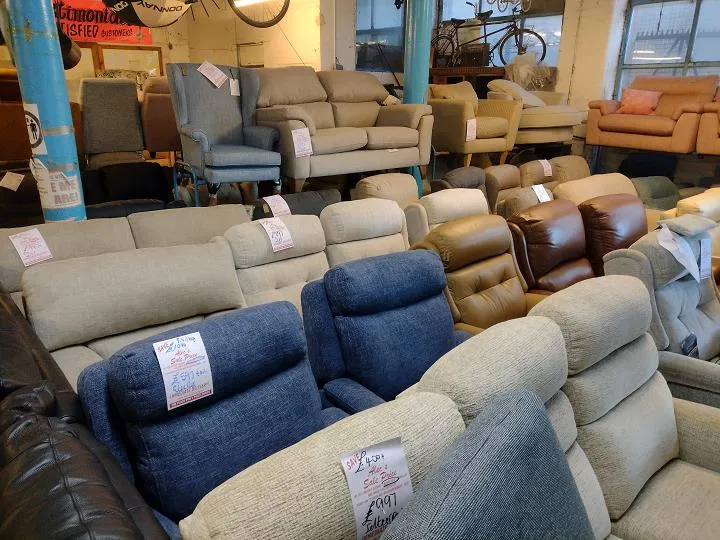 Sofa #11571 at Alec's clearance warehouse, Bolton