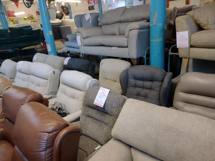Sofa #11839 at Alec's clearance warehouse, Bolton