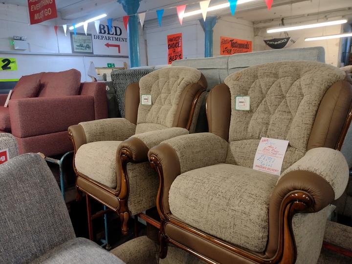 Sofa #11806 at Alec's clearance warehouse, Bolton